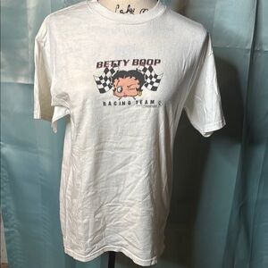 Rare Vintage Betty Boop Racing Team T-Shirt 1993